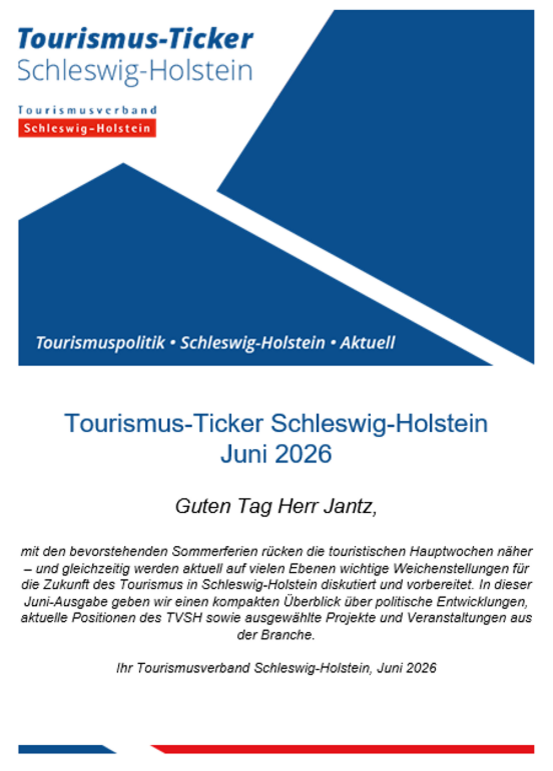 Vorschau Tourismus-Ticker Schleswig-Holstein