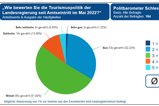 Auf dem Bild ist ein Chart aus einer Powerpoint-Präsentation zu sehen, welches ein Tortendiagramm zeigt.