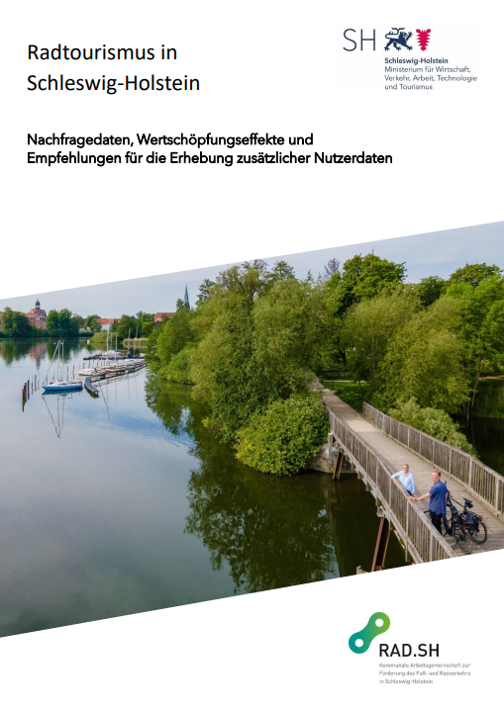 Titelbild der Studie „Radtourismus in Schleswig-Holstein“